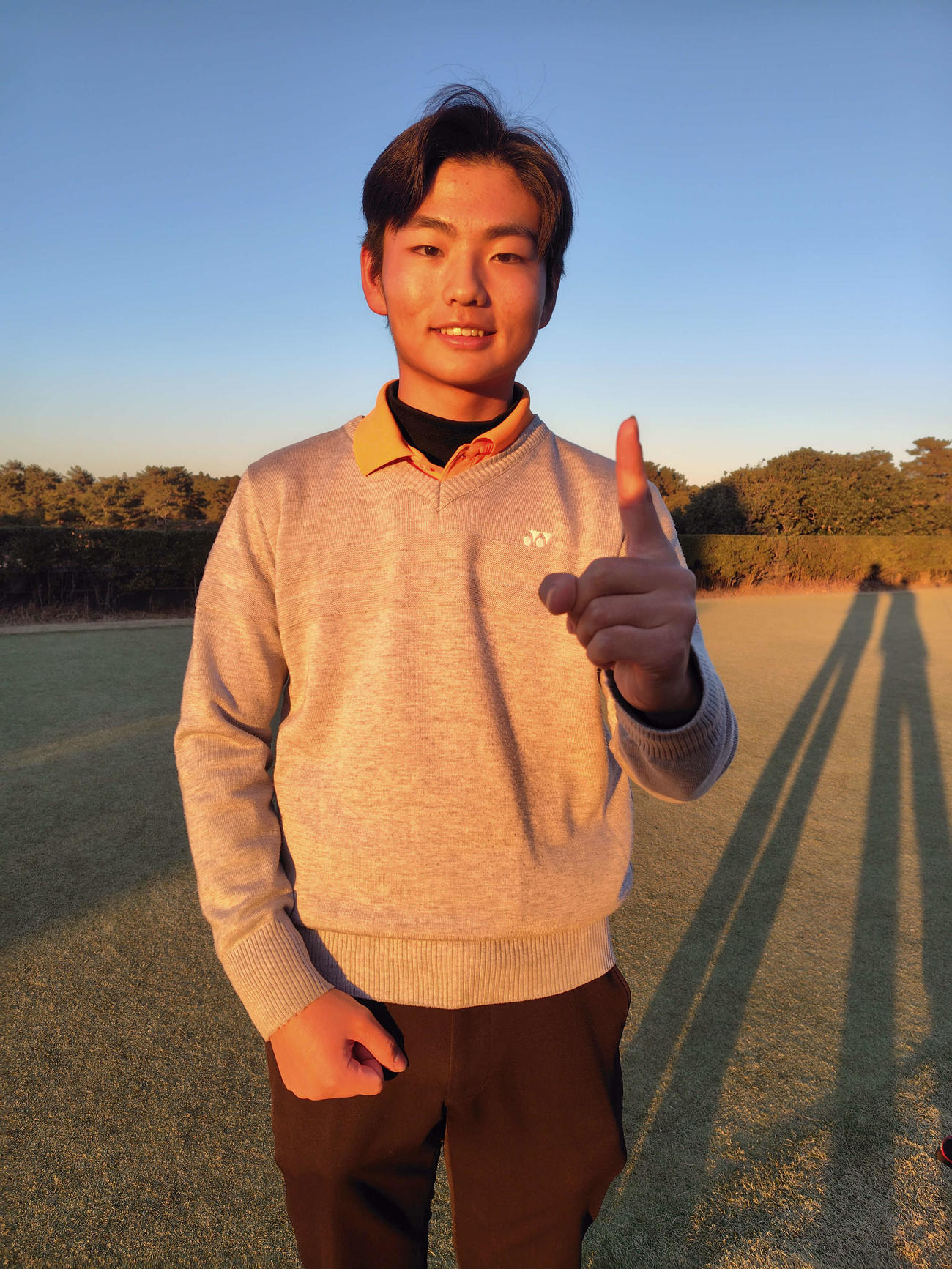 埼玉栄勢による優勝争いに気合を入れる大郷喜一