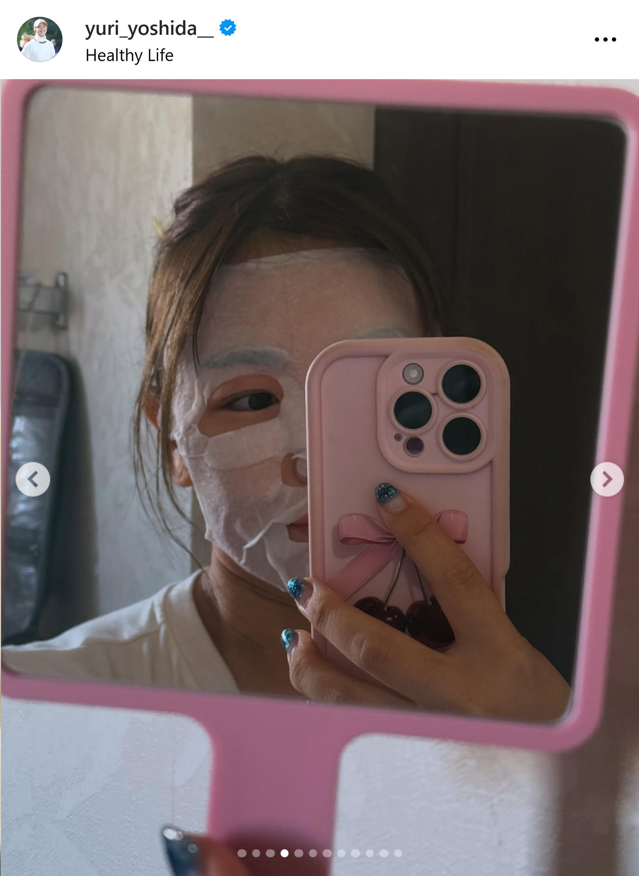 吉田優利のインスタグラムから