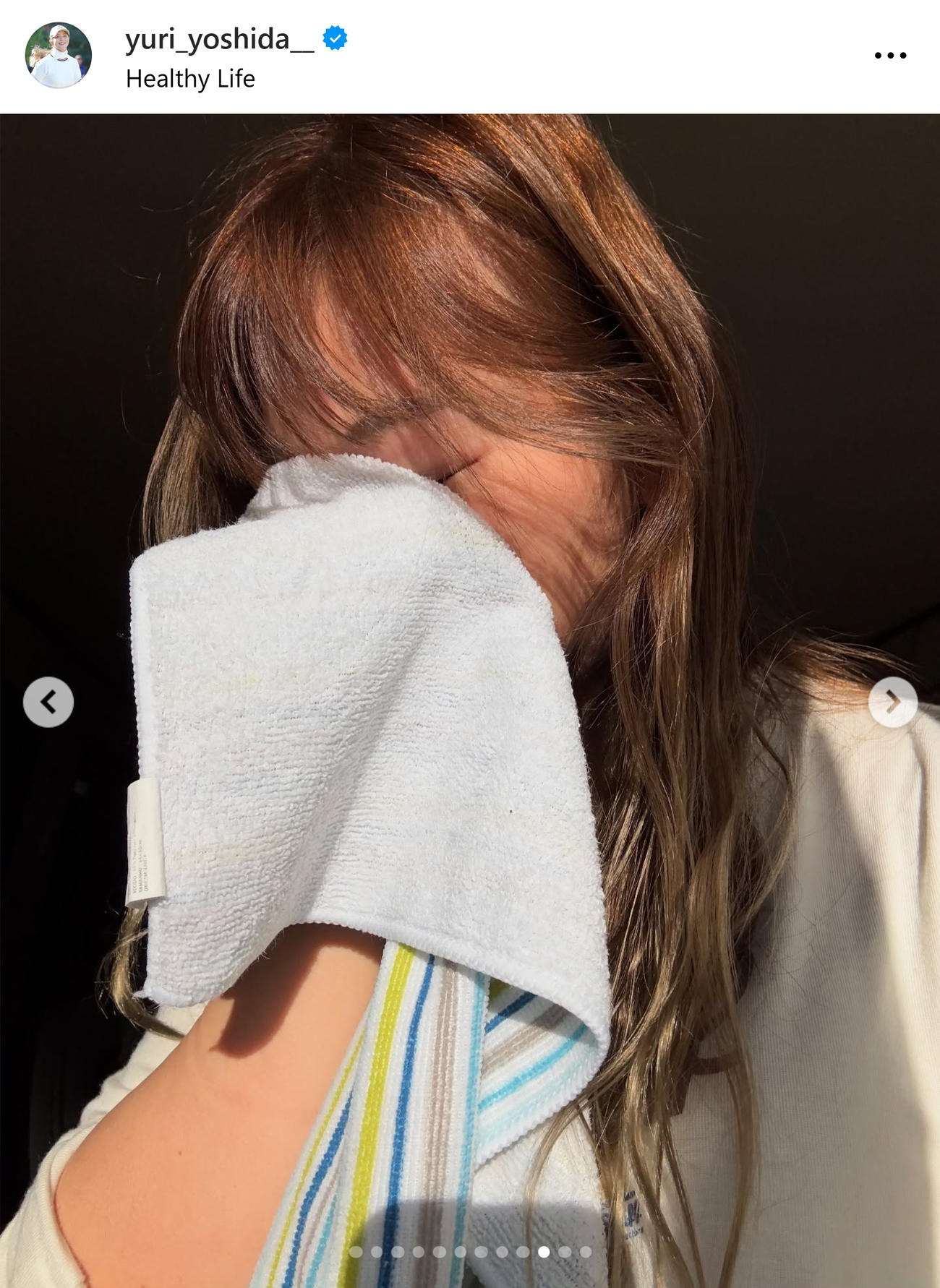 吉田優利のインスタグラムから