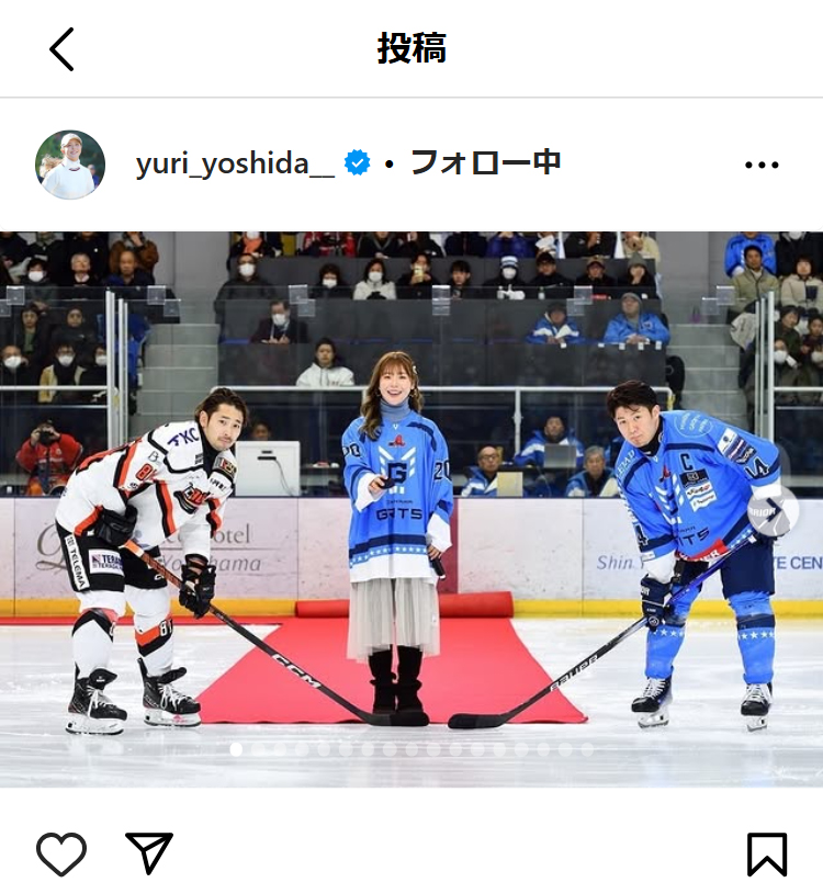 吉田優利のインスタグラムから