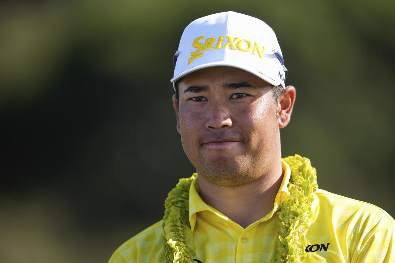 今季米男子ツアー開幕戦で優勝した松山（AP）