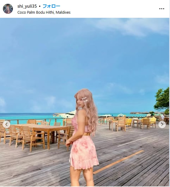 セキ・ユウリのインスタから