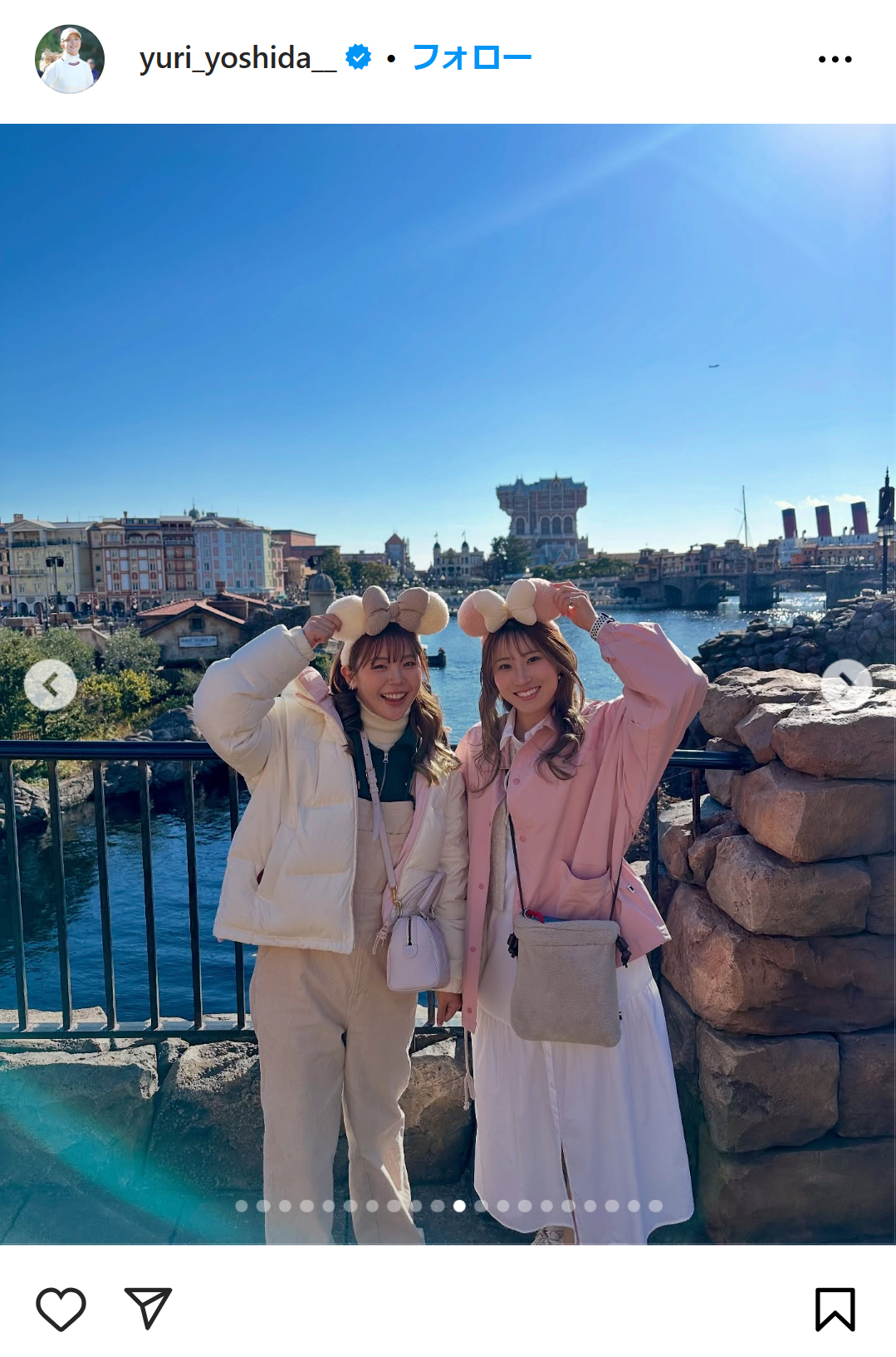 吉田優利のインスタグラムから