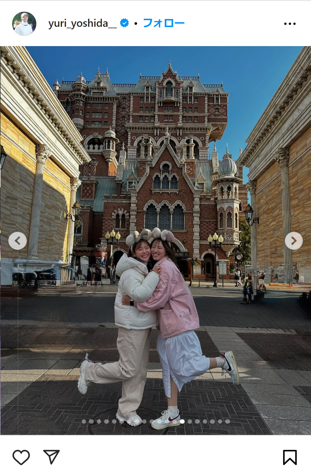 吉田優利のインスタグラムから