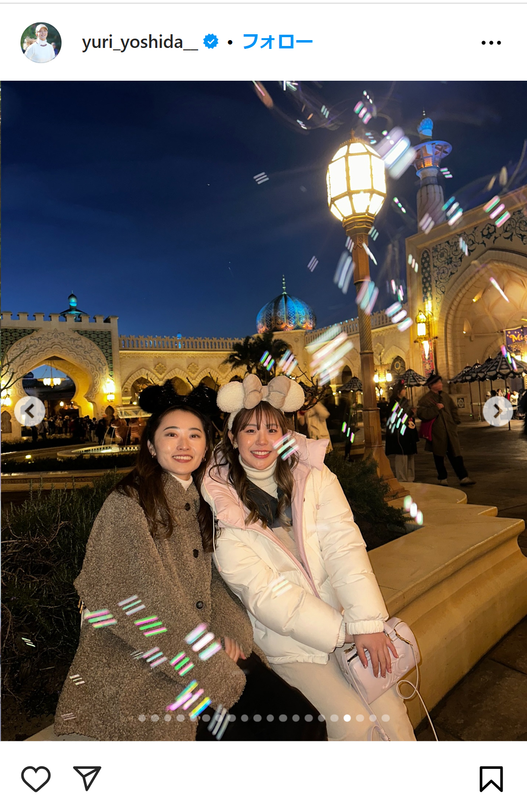 吉田優利のインスタグラムから