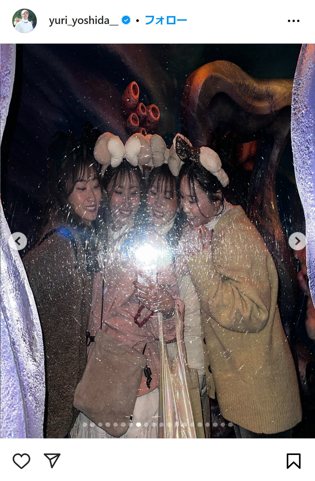 吉田優利のインスタグラムから