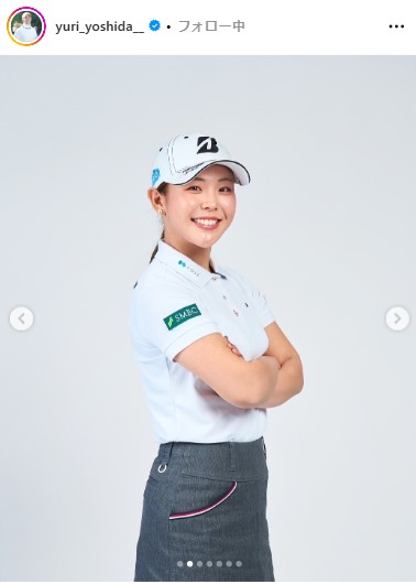吉田優利のインスタグラムから