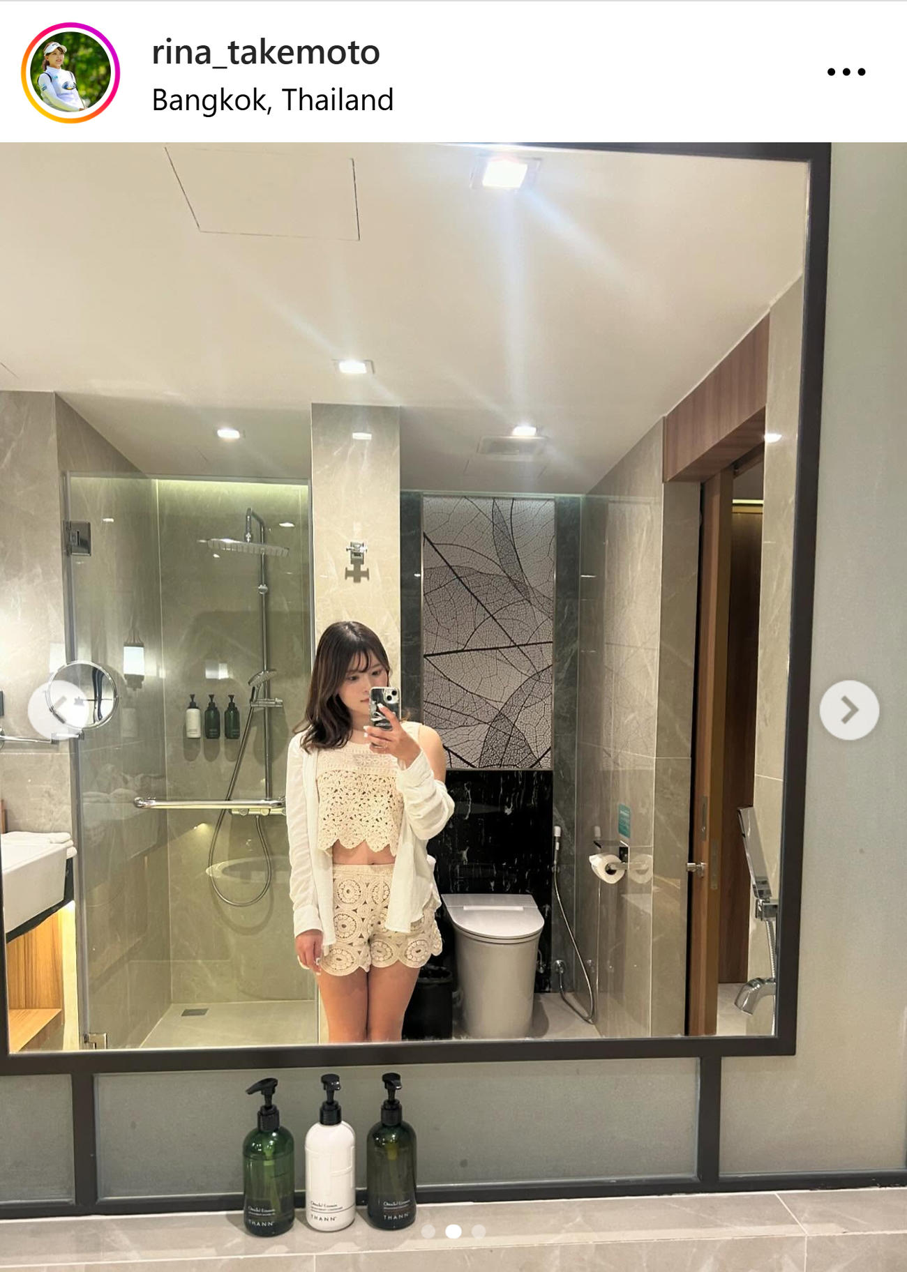 竹本梨奈のインスタグラムから