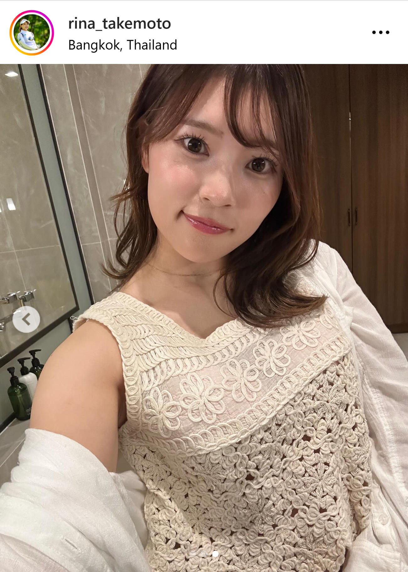 竹本梨奈のインスタグラムから