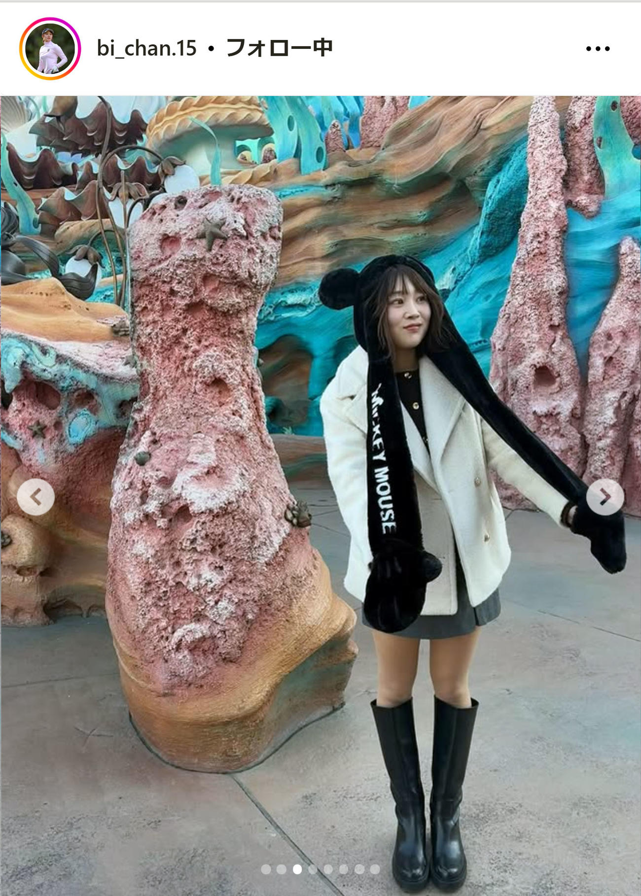 手束雅のインスタグラムから
