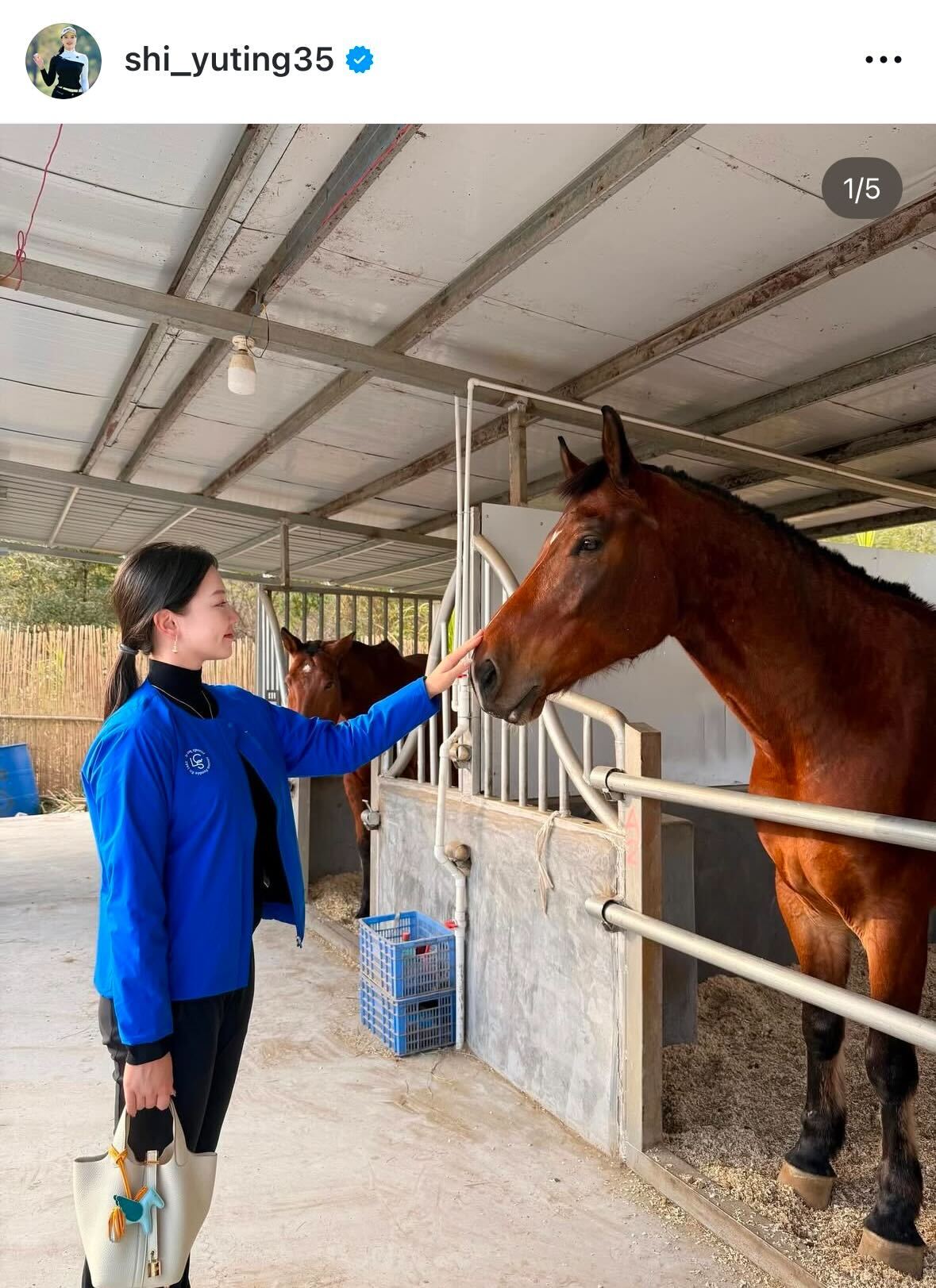 セキ・ユウティンのインスタグラムから