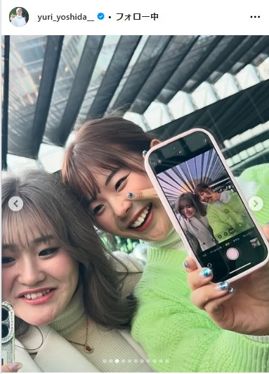 吉田優利のインスタグラムから