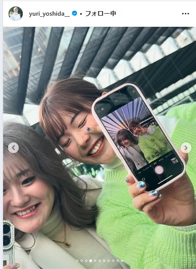 吉田優利のインスタグラムから