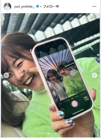 吉田優利のインスタグラムから