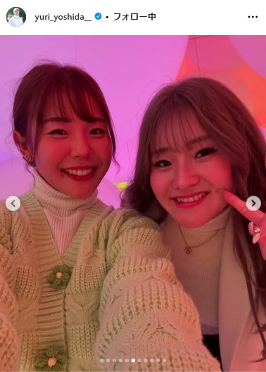 吉田優利のインスタグラムから