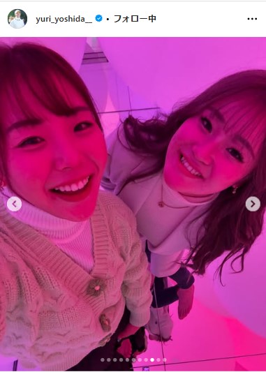 吉田優利のインスタグラムから