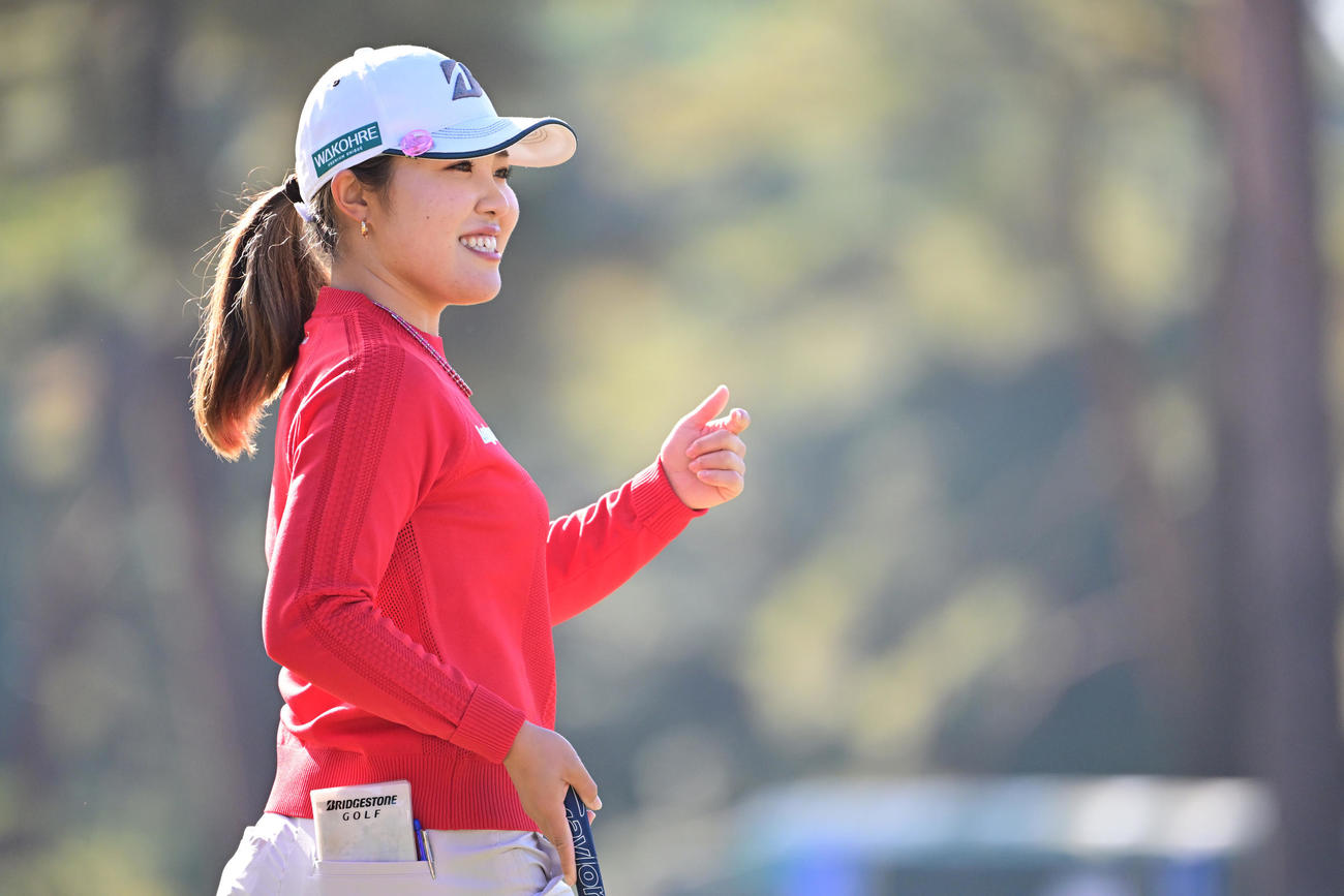 24年エビアン選手権でメジャー初優勝した古江彩佳（C）Getty Images