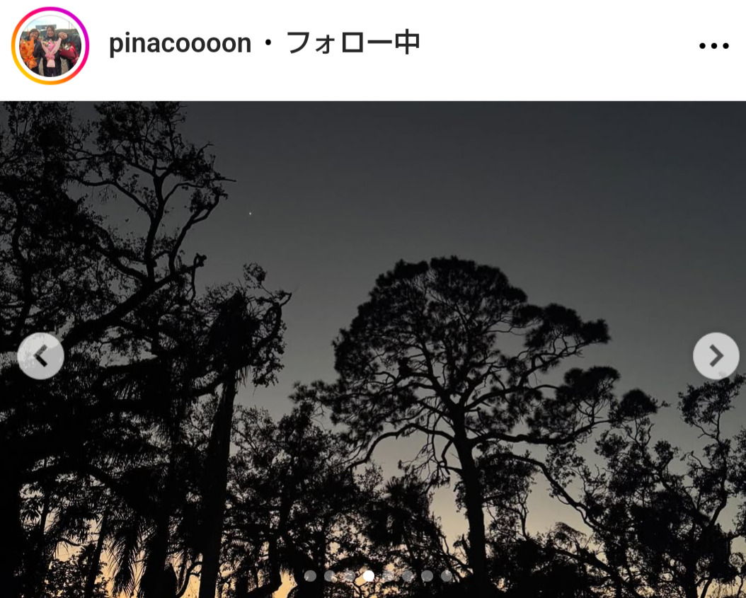 渋野日向子のインスタグラムから