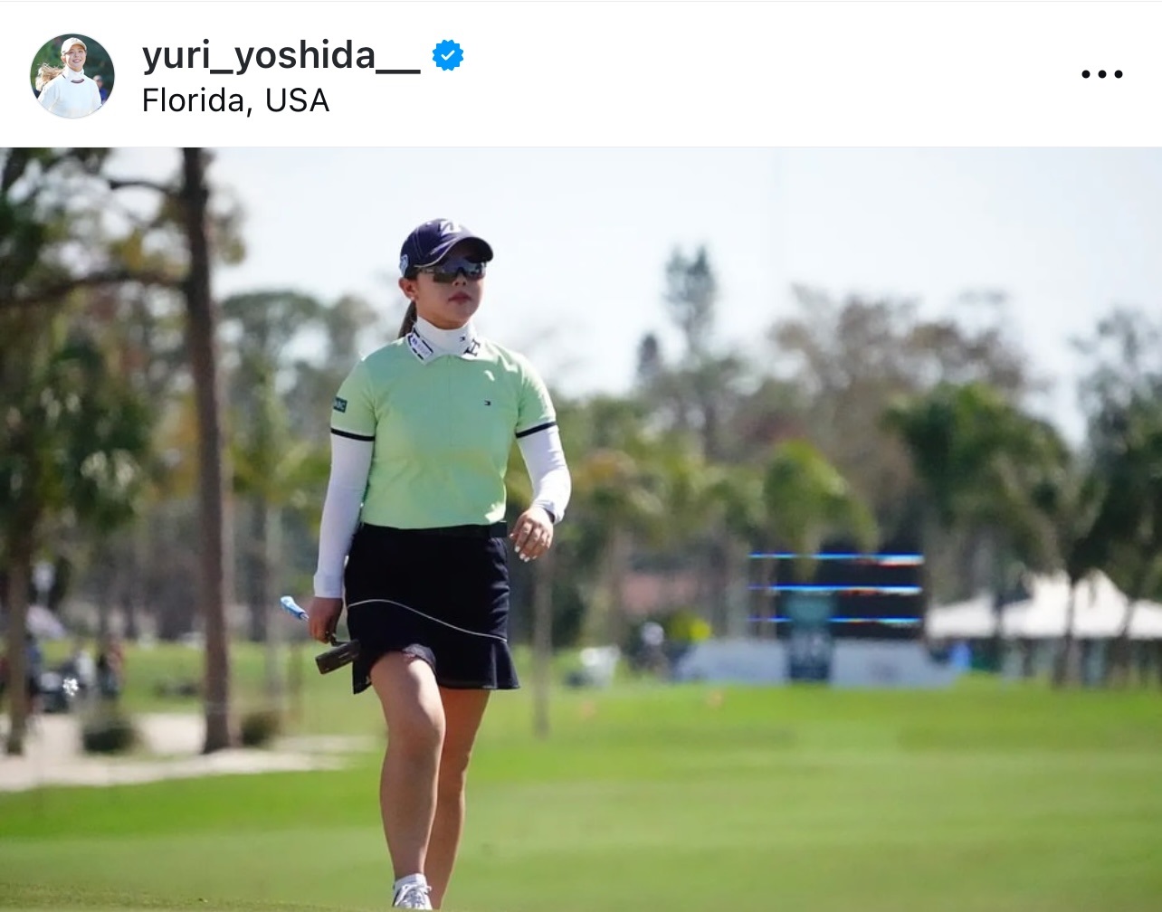 吉田優利のインスタグラムから