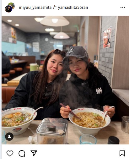 山下美夢有のインスタグラムから