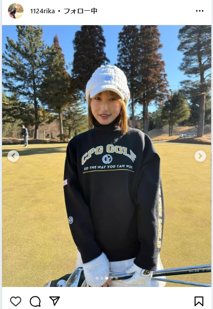 井上莉花のインスタグラムから