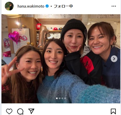 脇元華のインスタグラムから