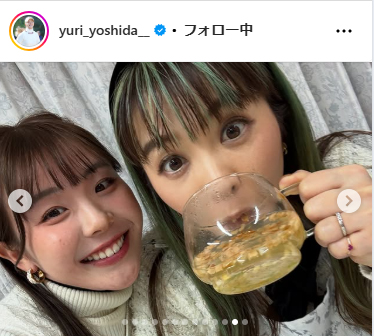 吉田優利のインスタグラムから
