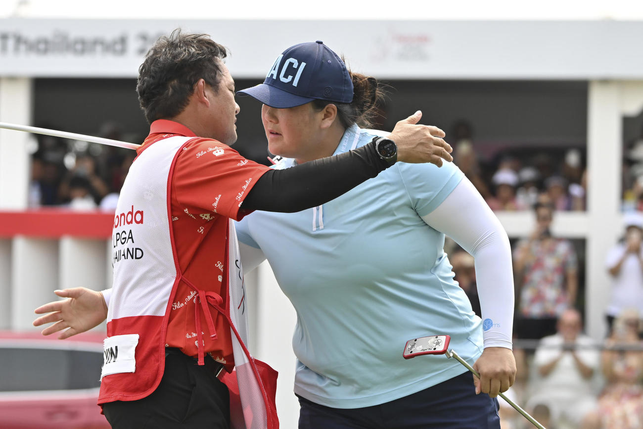 ホンダLPGA最終日　優勝決めたエンゼル・イン（AP）