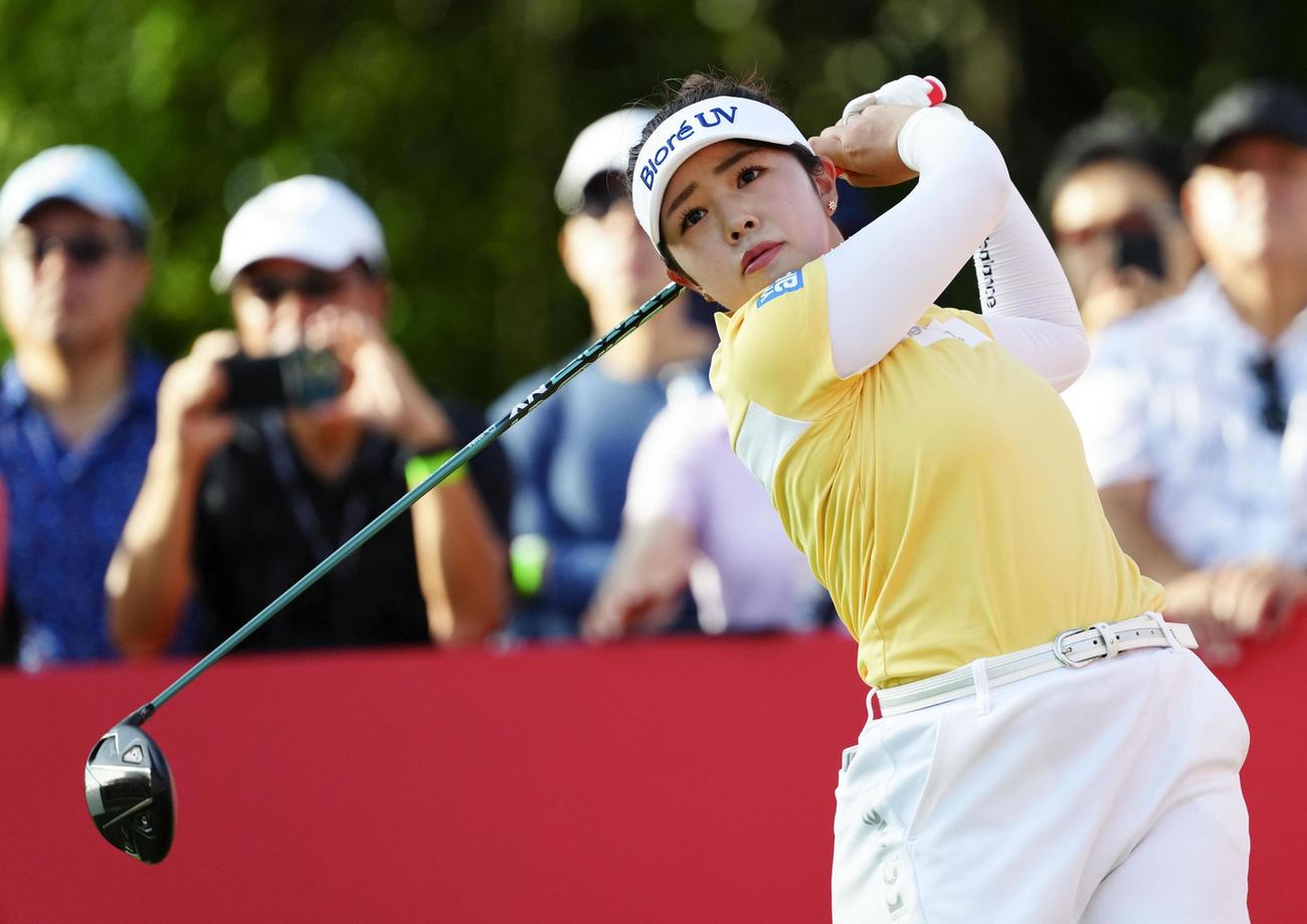 第1ラウンド、1オーバーで20位の山下美夢有（共同）