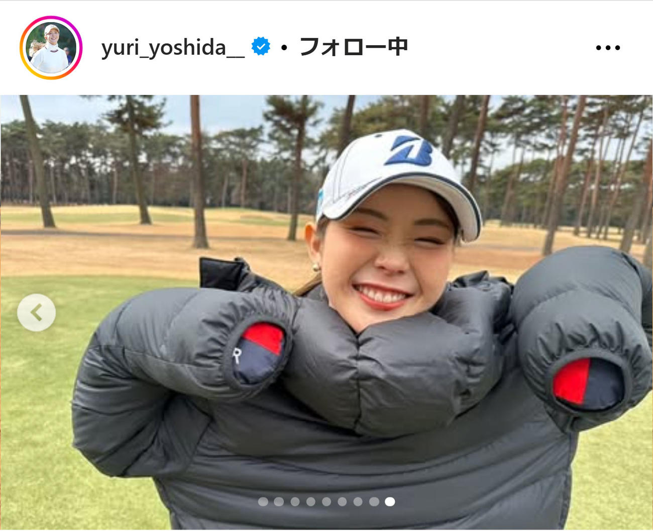 吉田優利のインスタグラムから