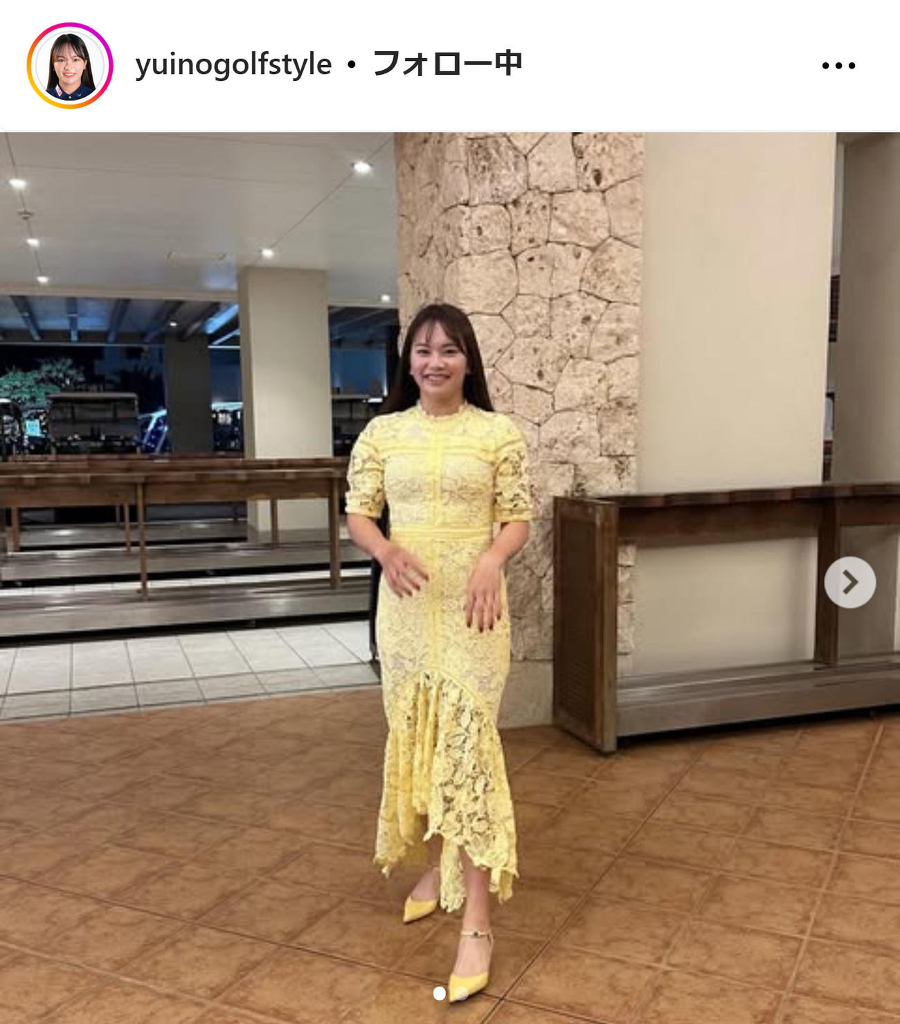 河本結のインスタグラムから