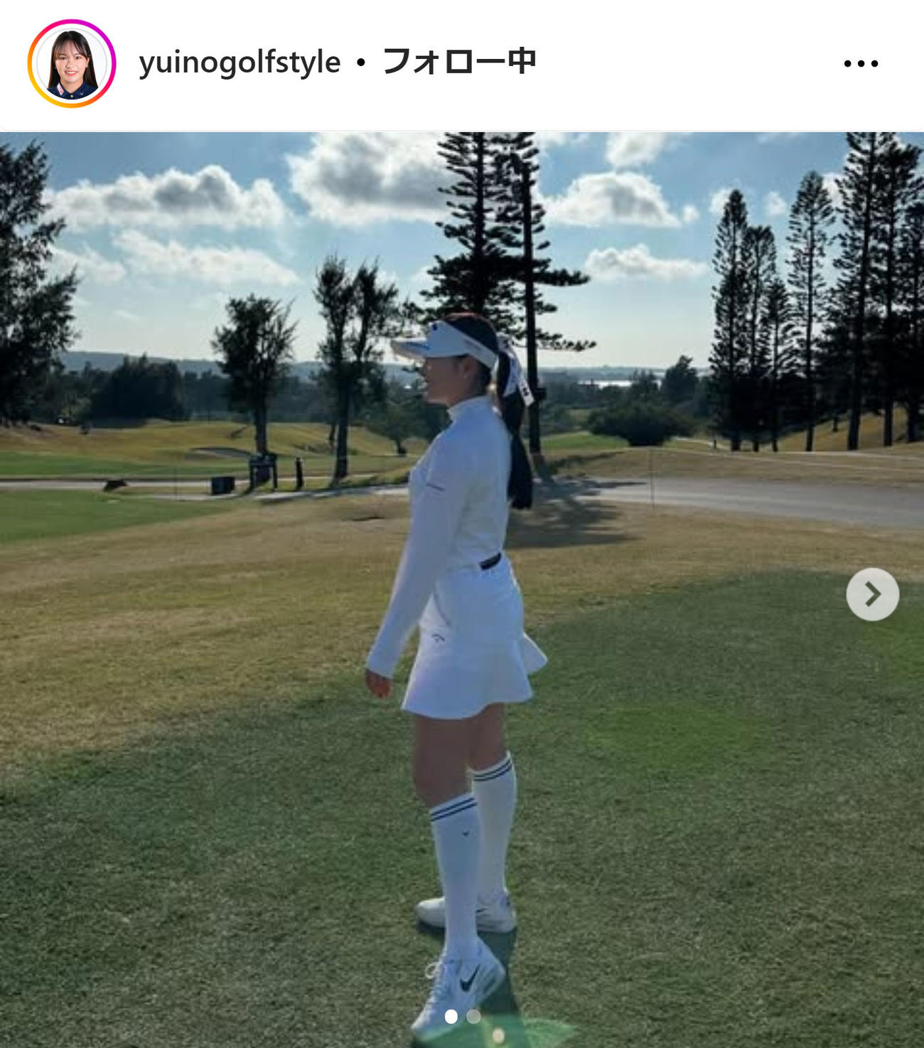 河本結のインスタグラムから