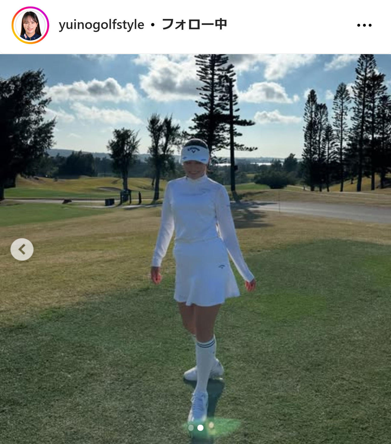 河本結のインスタグラムから