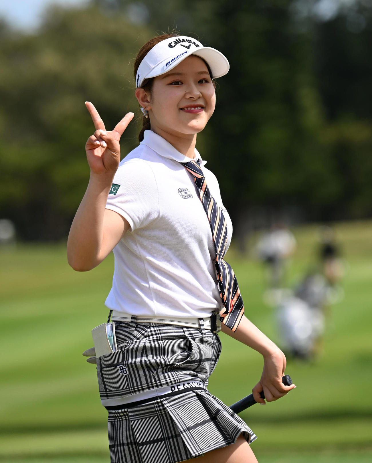 笑顔を見せる吉田鈴（2025年3月2日撮影）