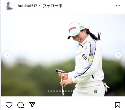 菅楓華のインスタグラムから