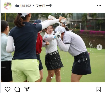 竹田麗央のインスタグラムから