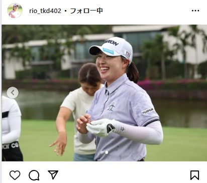 竹田麗央のインスタグラムから