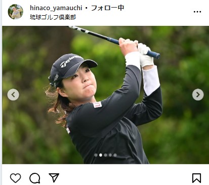 山内日菜子のインスタグラムから