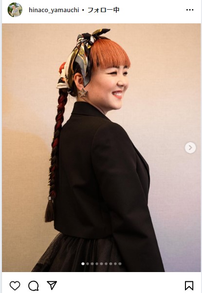 山内日菜子のインスタグラムから
