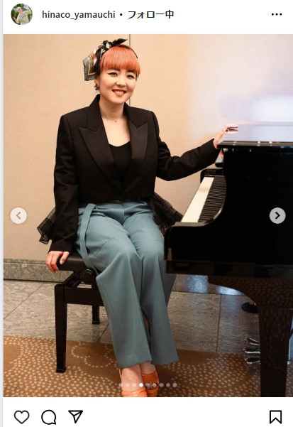 山内日菜子のインスタグラムから