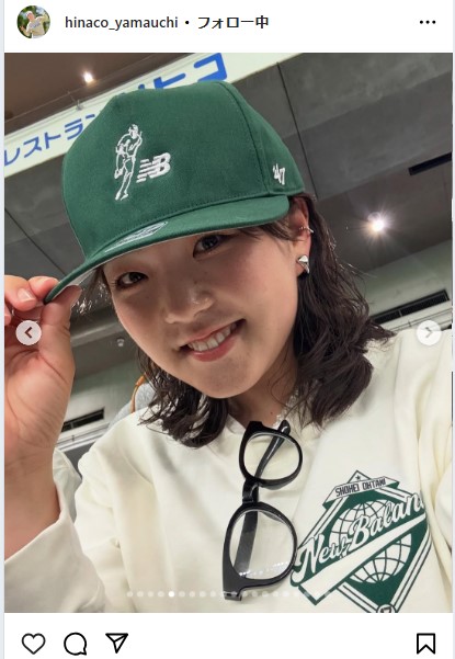 山中日菜子のインスタグラムから