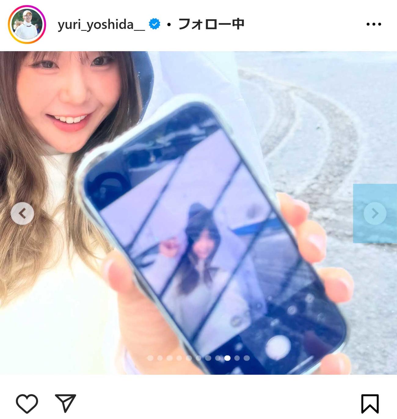 吉田優利のインスタグラムから