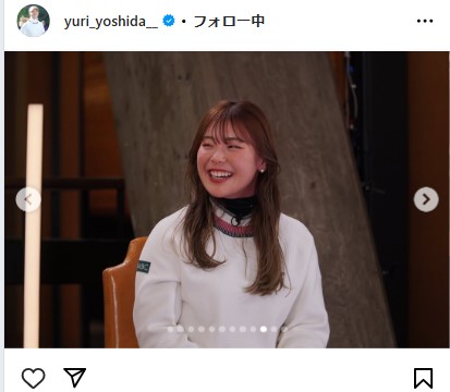 吉田優利のインスタグラムから