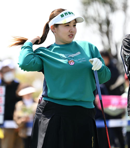 1番、スタートを待つ小林光希（撮影・前岡正明）