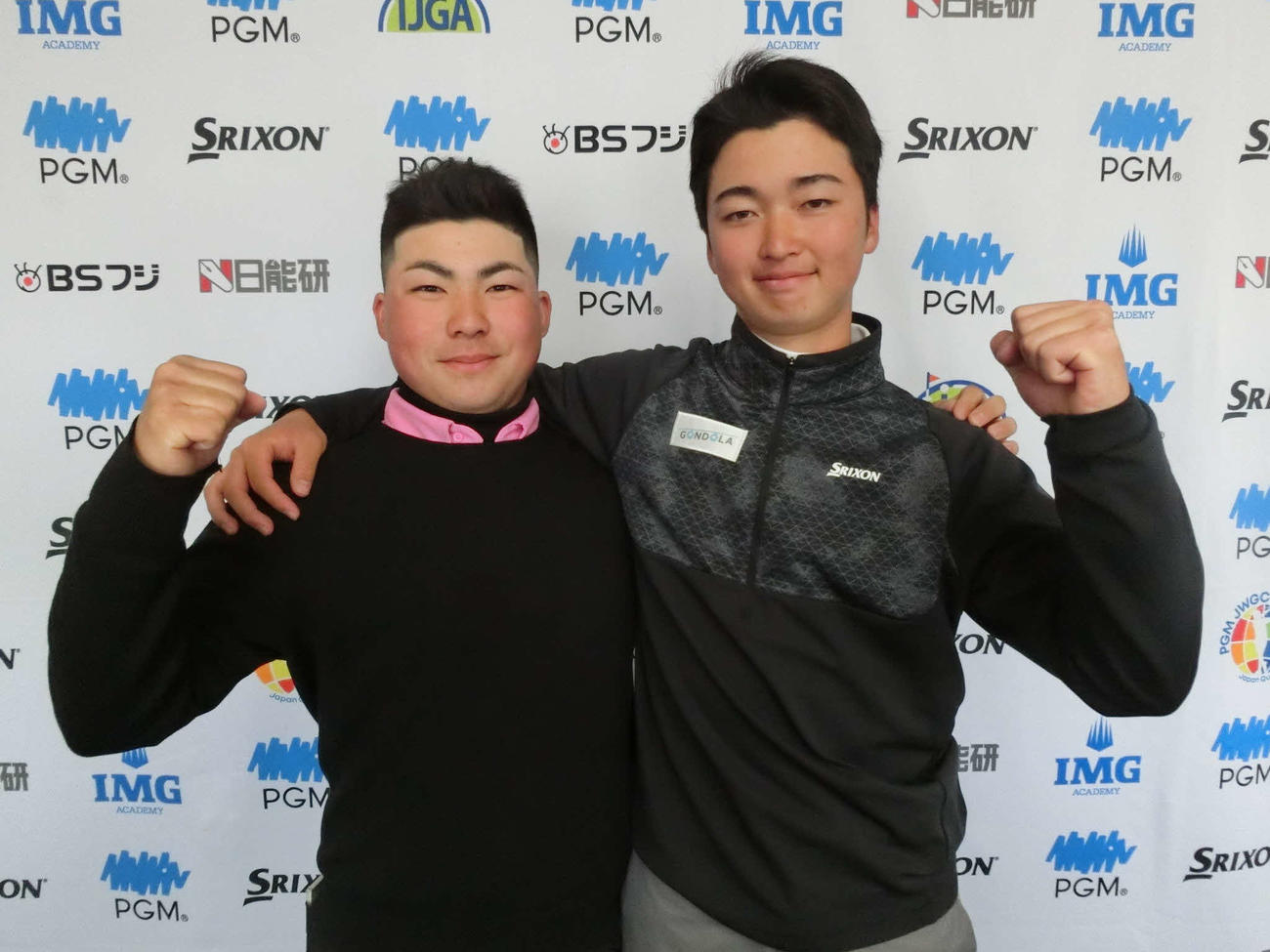 15－18歳の部男子優勝の西山陽斗（右）と小川琥太郎（C）IJGA