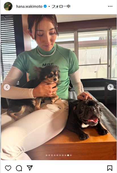 脇元華のインスタグラムから