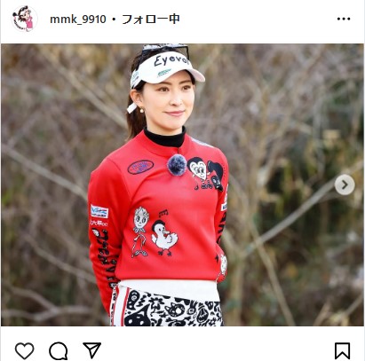 植手桃子のインスタグラムから