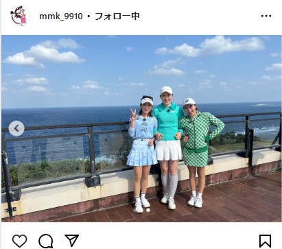 植手桃子のインスタグラムから