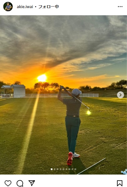 岩井明愛のインスタグラムから