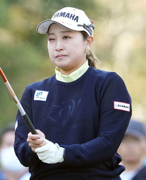スタートホールで集中する高木優奈（撮影・たえ見朱実）